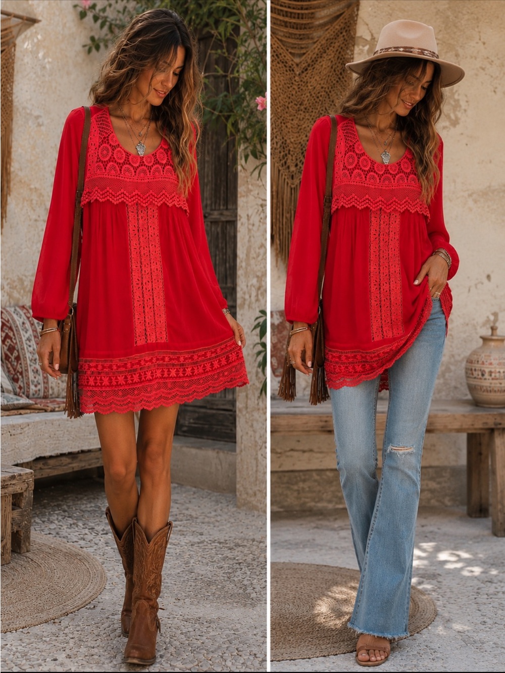 Johnny Was Crocheted Tunic\Dress - Picture 1 of 4